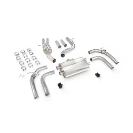 Non-Resonated Cat/GPF-back system with elec valves RS3 8Y Saloon OE Fitment
