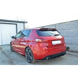 Hinten Splitter Peugeot 308 II GTI (mit senkrechten Balken)