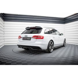 Hinten Splitter (mit einem vertikalem balken) Audi A4 / S4 / RS4 Competition B8 Facelift