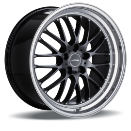 ACE Wheels Rio Matt Black/Step Rim Polished XL