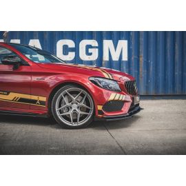 Street Pro Splitter + Flaps Mercedes-AMG C43 Coupe C205