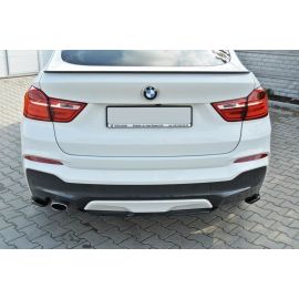 Hinten Splitter BMW X4 M-Pack (ohne einen vertikalen Balken)