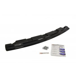 Hinten Splitter BMW 5 F11 M-Pack - ohne vertikale Balken (mit zwei Einzel Auspuffendrohr)