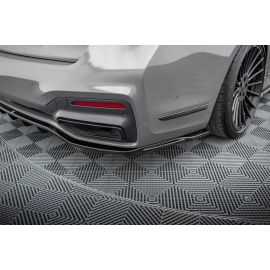 Hinten Splitter (mit einem vertikalem balken) V.2 BMW 7 M-Pack G11 / G12 Facelift