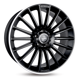 Keskin Wheels KT15 Matt Black Lip Polish