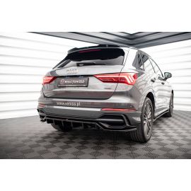 Hinten Splitter (mit einem vertikalem balken) Audi Q3 S-Line F3