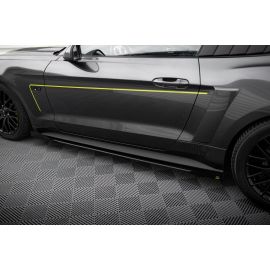 Street Pro Seitenschweller Diffusor + Flaps Ford Mustang GT Mk6