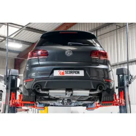 Resonated cat-back system Golf Mk6 Gti 2.0 Tsi & Edition 35 Ascari