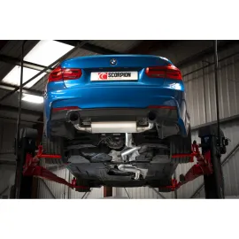 Non-resonated cat-back system 340i F30/F31 15-18 & 440i F32/F33/F36 16-18 Including xDrive Daytona Ceramic