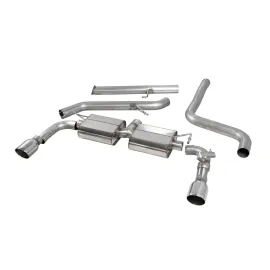 Non-resonated cat-back with electronic valve i30N Performance Non GPF Model Only Daytona