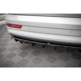 Hinten Splitter (mit einem vertikalem balken) Audi Q3 Sport 8U Facelift