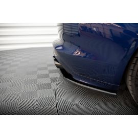 Hinten Splitter (mit einem vertikalem balken) Porsche Panamera E-Hybrid 971 Facelift