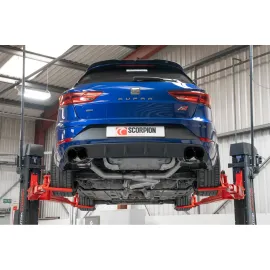 Non-resonated gpf-back system Leon Cupra ST 300 4Drive Daytona (quad) Ceramic