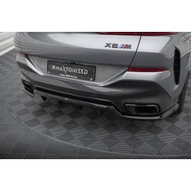Hinten Splitter (mit einem vertikalem balken) V.1 BMW X6 M-Pack G06 Facelift