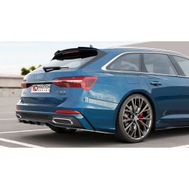 Hinten Splitter (mit einem vertikalem balken) Audi A6 / S6 / RS6 S-Line C8