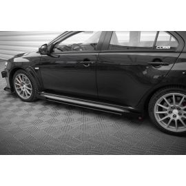Street Pro Seitenschweller Diffusor + Flaps Mitsubishi Lancer EVO X