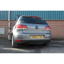 Non-resonated cat-back system Golf MK6 GT 2.0 Tdi Daytona