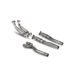 Twin high flow sports catalyst Golf MK5 R32