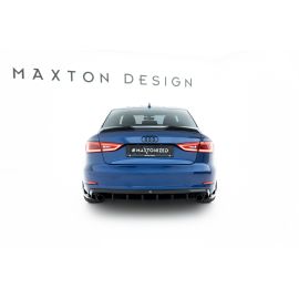 Heckansatz Audi A3 / S3 / RS3 Sedan 8V (Version mit Einzel-Auspuffendrohren beidseitig)