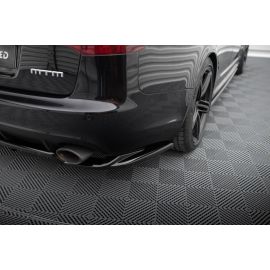 Hinten Splitter (mit einem vertikalem balken) Audi A6 / S6 / RS6 Avant C6