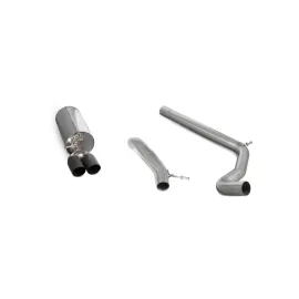 Non-resonated cat-back system Polo Gti 1.8T 6C Daytona (twin) Ceramic
