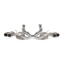 AKRAPOVIČ Slip-On Line (Titan) Chevrolet Corvette Stingray (C8), MY 20-26