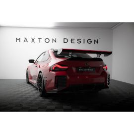 Carbon Spoiler With Internal Brackets Uprights + LED BMW M2 G87