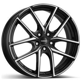 DEZENT Wheels TO Schwarz Glänzend Frontpoliert