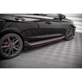 Street Pro Seitenschweller Diffusor + Flaps Hyundai I20 N Mk3