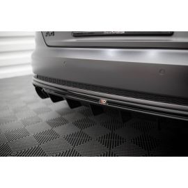 Heckansatz Audi A4 / S4 / RS4 S-Line B9 (Ausführung mit einseitigem DoppelAuspuffendrohr)
