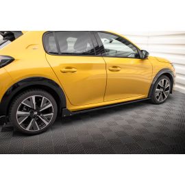 Seitenschweller Diffusor + Flaps Peugeot 208 GT Mk2