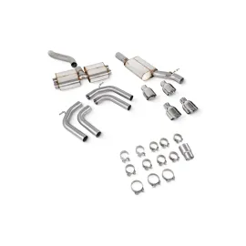 Resonated cat/gpf back system S3 8Y Sportback Daytona