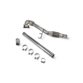 Downpipe with a high flow sports catalyst TT S Mk2