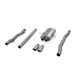 Non-resonated cat-back system Cooper S R56 / R57 / R58 / R59 Monaco (twin)