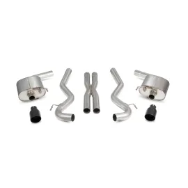 Non-resonated cat-back system Mustang 5.0 V8 GT Non GPF Model Only Daytona Ceramic