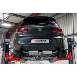 Resonated cat-back system Golf Mk6 Gti 2.0 Tsi & Edition 35 Daytona Ceramic