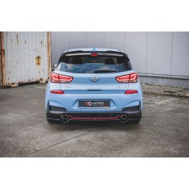 Hinten Splitter (mit einem vertikalem balken) Hyundai I30 N Mk3 Hatchback