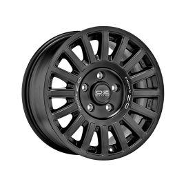 Rally Raid Matt Black Silver Lettering