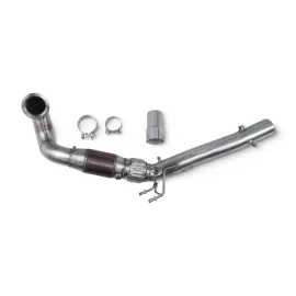 Downpipe with a high flow sports catalyst Polo GTI AW