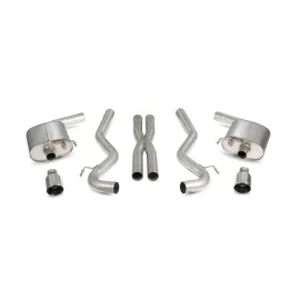 Non-resonated cat-back system Mustang 5.0 V8 GT Non GPF Model Only Daytona