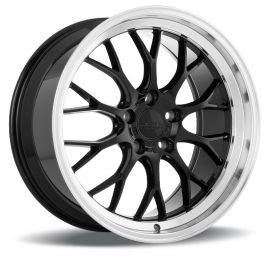 ACE Wheels AFF10 Dark Shiny Black/Step Rim Polished S