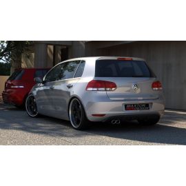 Heckansatz Volkswagen Golf 6 MIT 1 Auspuff