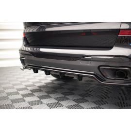 Hinten Splitter (mit einem vertikalem balken) BMW X7 M-Pack G07