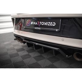 Hinten Splitter (mit einem vertikalem balken) Volkswagen T-Roc R / R-Line Mk1 Facelift