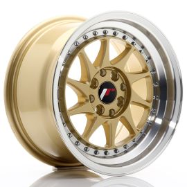 AS-Japan-Racing-Wheels-JR26-BLANK-Gold-w/Machined-Lip-K