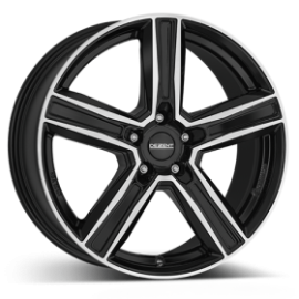 DEZENT Wheels KG Schwarz Glänzend Frontpoliert