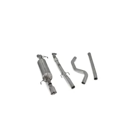 Non-resonated cat-back system Corsa D 1.4 Turbo Black Edition Daytona