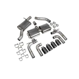 Resonated cat/gpf-back system with valves S3 Saloon 8V Ascari