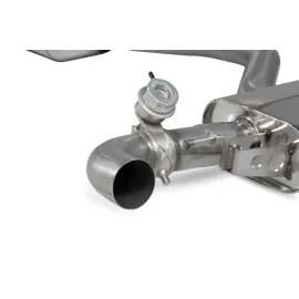 Resonated cat-back system with valve TT RS MK2 OE Fitment