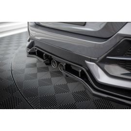Hinten Splitter V.1 (mit einem vertikalem balken) Honda Civic Sport Mk 10 Facelift